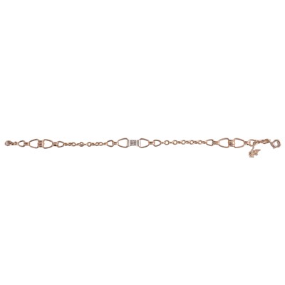 Lot 202 - A diamond set bracelet.