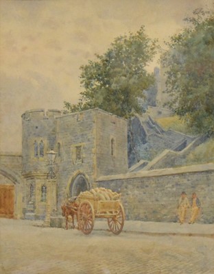 Lot 344 - George Moore Henton, The Entrance to Windsor Castle