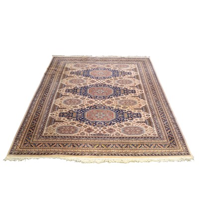 Lot 499 - Belgian Afghan pattern carpet