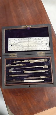 Lot 106 - Victorian mahogany campaign-style writing slope
