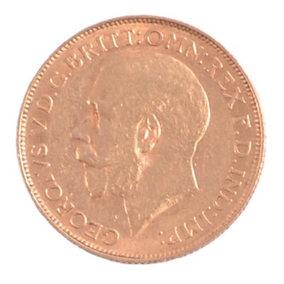 Lot 277 - Gold Full Sovereign Coin, George V 1918, Perth Mint.