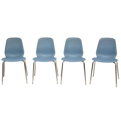 Lot 435 - Set of four Ikea Lidas stacking chairs