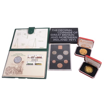 Lot 263 - Small collection of coins and presentation packs