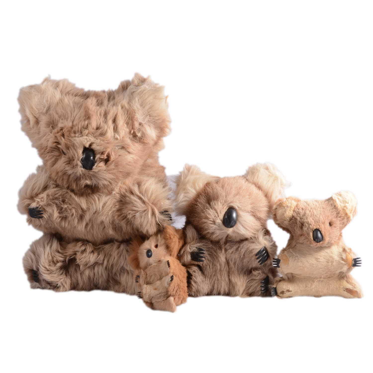 Lot 154 - Collection of fourteen Koala Bears, natural fur