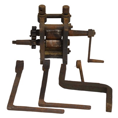 Lot 447 - Bench-top sheet metal roller press