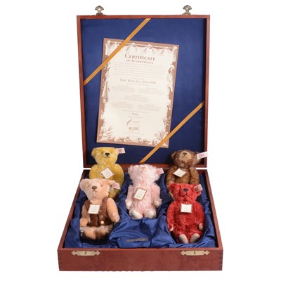 Lot 165 - Steiff, British Collector's Baby Bear Set 1994-1998