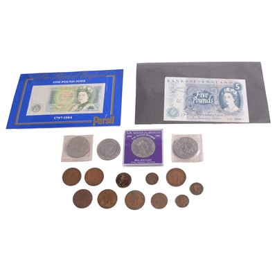 Lot 260 - Collection of British and overseas coins and banknotes.