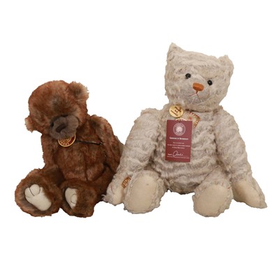 Lot 207 - Charlie Bears - two large bears and two travel buddies