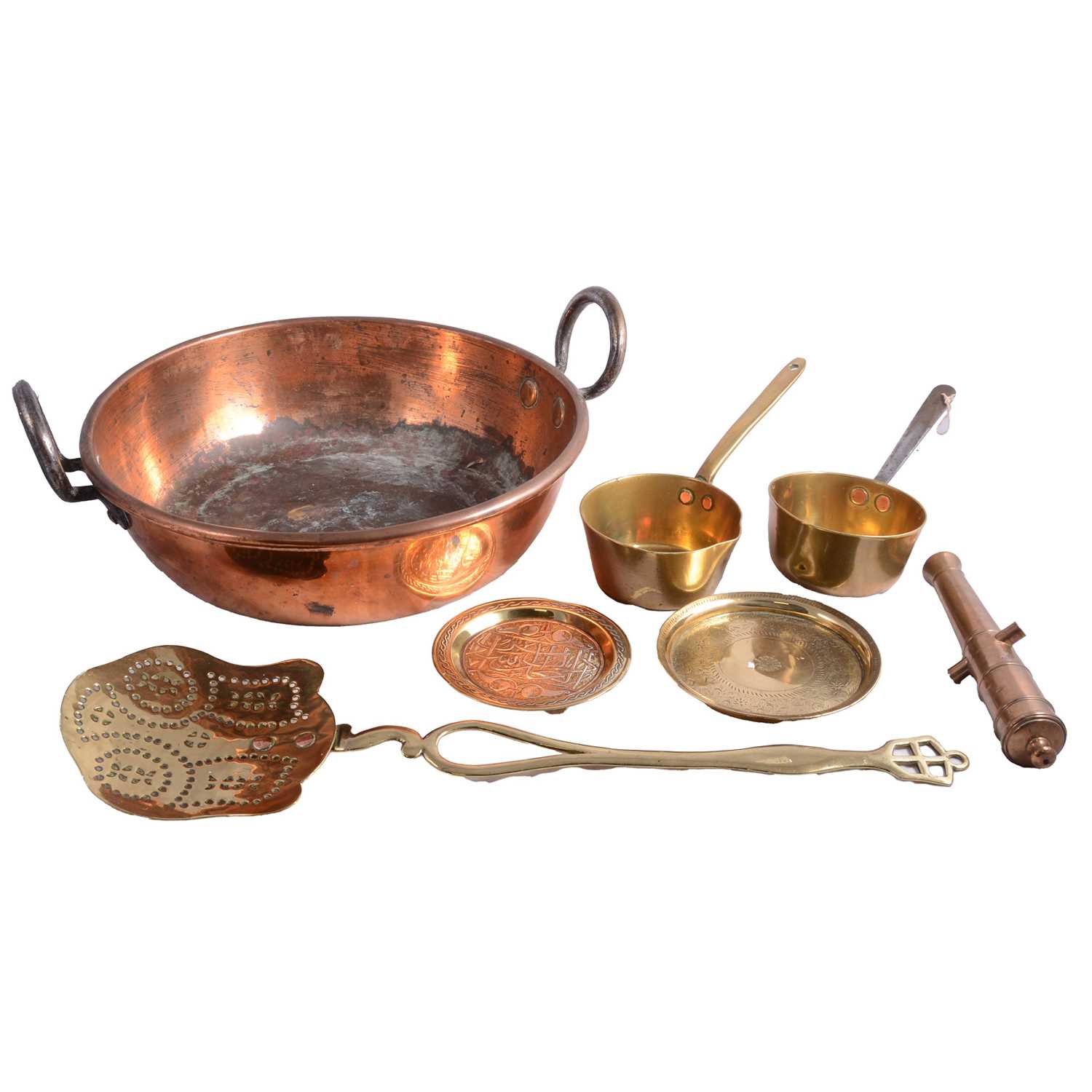 Lot 126 - Brass and metalware