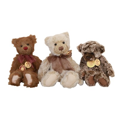 Lot 117 - Charlie Bears - 'Purdy', 'Jooles' & 'Zoe' teddy bears, CB083793, CB193804B & CB093930