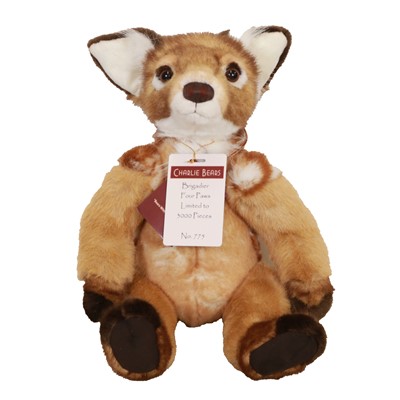 Lot 135 - Charlie Bears - 'Brigadier Four Paws' limited edition doe teddy bear, numbered 775/3000, CB641505