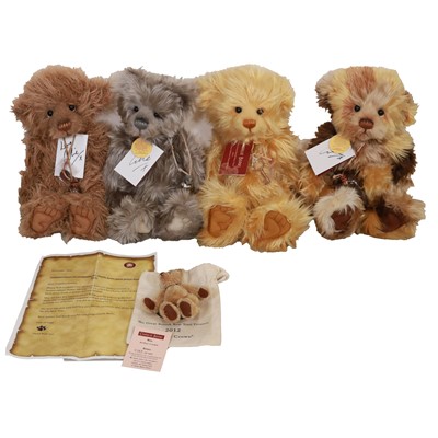 Lot 143 - Charlie Bears - The 2012 Great British Bear Trail series, with coins
