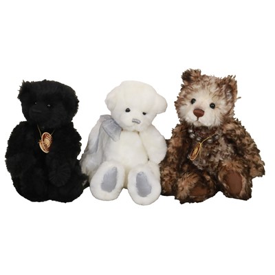 Lot 155 - Charlie Bears - 'Betty', 'Jasper' & 'Snowball' teddy bears, CB104711, CB173721 & CB159064S