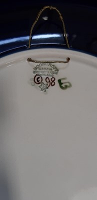 Lot 27 - Moorcroft Pottery, a 'Trout' pattern charger