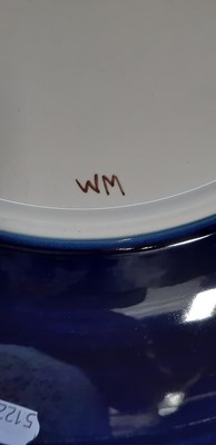 Lot 27 - Moorcroft Pottery, a 'Trout' pattern charger