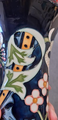 Lot 22 - Moorcroft Pottery, a 'Golden Lily' pattern vase, 1993