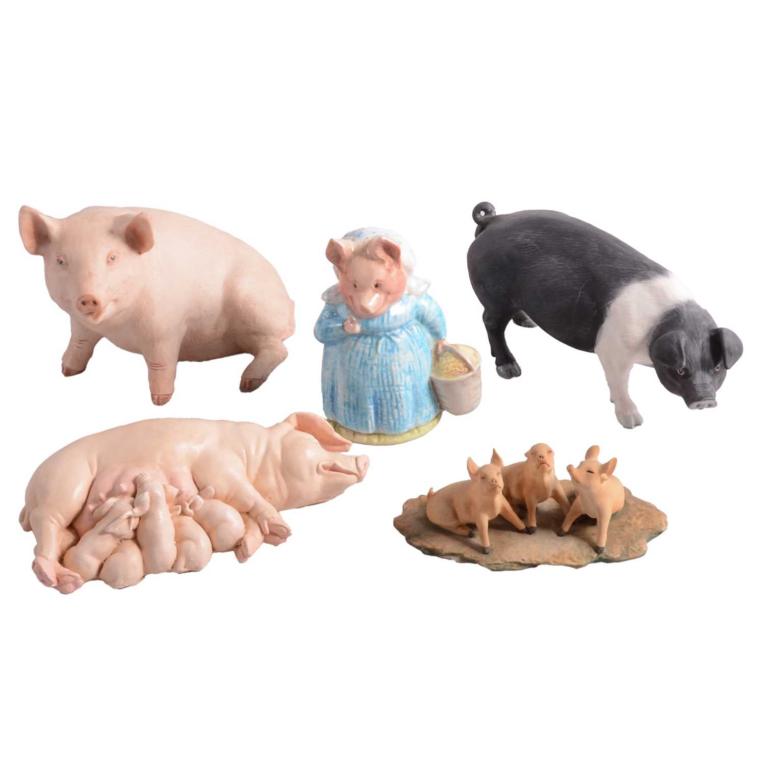 Lot 71 - Small collection of pig ornaments