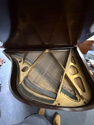 Lot 455 - Rogers baby grand piano, mahogany case