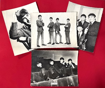 Lot 218 - The Beatles - a fully signed publicity photograph, together with other publicity photographs