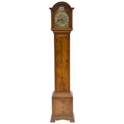 Lot 309 - Walnut grandmother clock