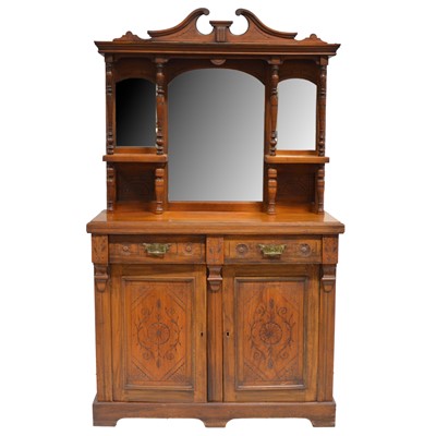 Lot 306 - Victorian walnut chiffonier
