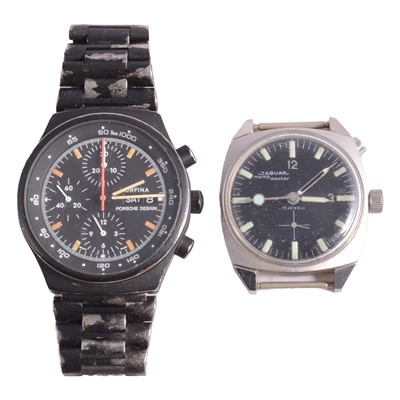 Lot 1204 - Orfina - Porsche Design watch and a Jaguar Memo Master watch