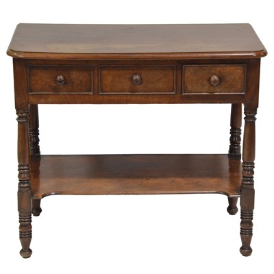 Lot 381 - Victorian mahogany hall table