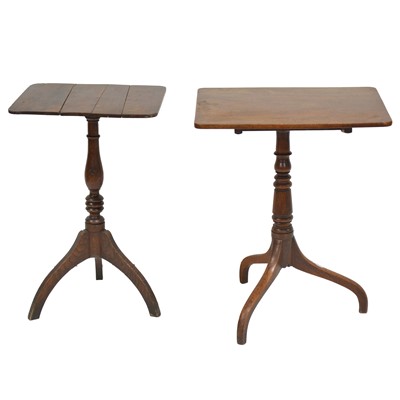 Lot 351 - Two 19th Century tripod tables