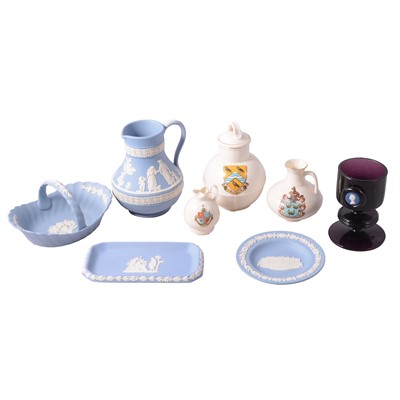 Lot 28 - Quantity of Wedgwood Jasperware and Goss china