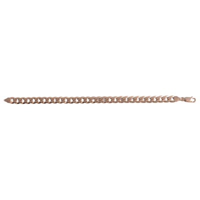 Lot 194 - A 9 carat yellow gold bracelet.