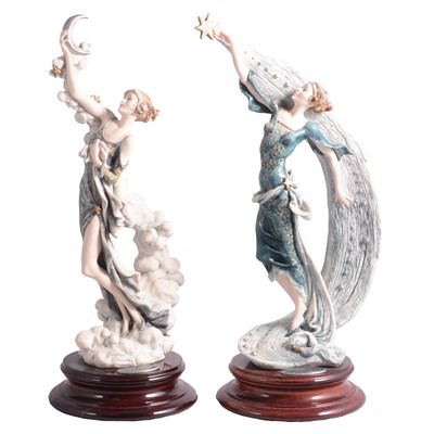 Lot 38 - Two Giuseppe Armani figurines, Silver Moon and Comet