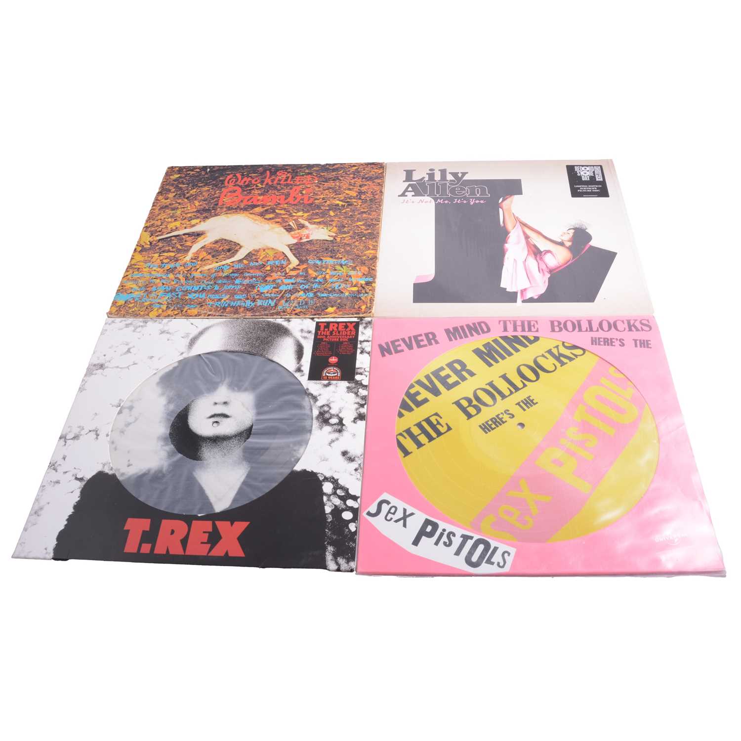 Lot 204 - Three recent vinyl picture discs, and another