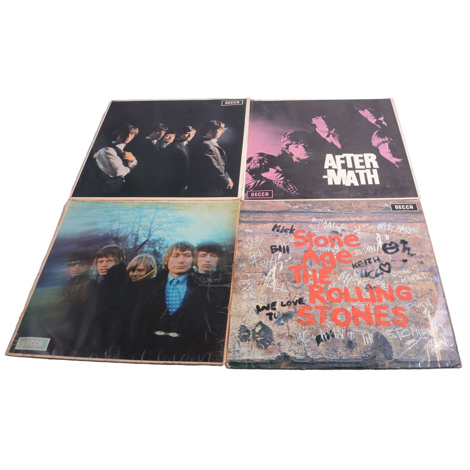 Lot 203 - The Rolling Stones - a collection of fourteen LPs and compilation vinyl records