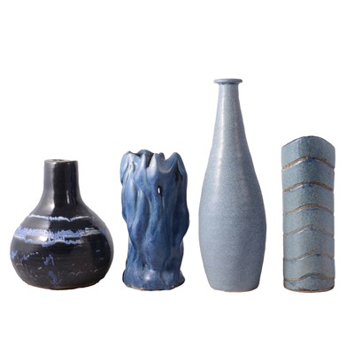 Lot 51 - A collection of studio pottery ceramics by Hannah Keller