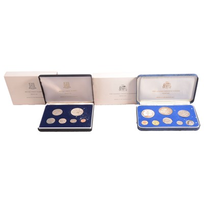 Lot 177 - First National Coinage of Barbados Proof Set 1973, and British Virgin Islands Proof Coin Set 1974.