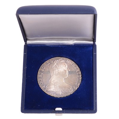 Lot 171 - Maria Theresa taler (1790), restrike.