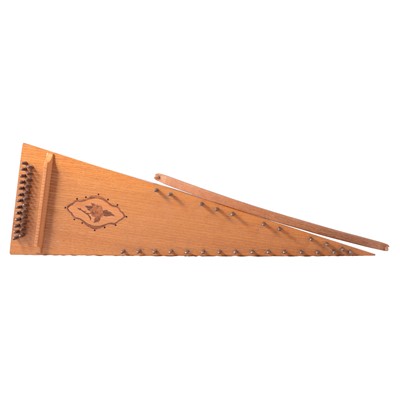 Lot 155 - Psaltery musical instrument and bow