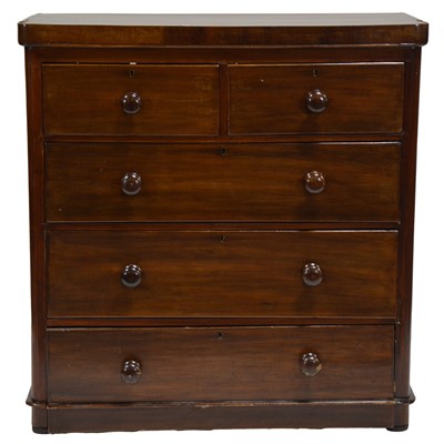 Lot 363 - Victorian mahogany chest of drawers