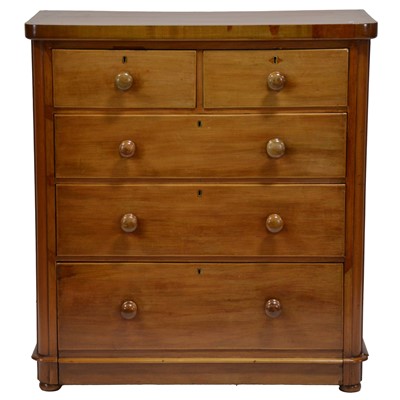 Lot 364 - Victorian mahogany chest of drawers