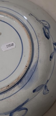 Lot 16 - Small group of Chinese export plates and two Delft plates