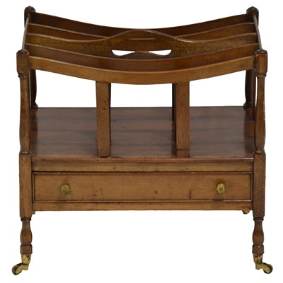 Lot 337 - Victorian style mahogany Canterbury
