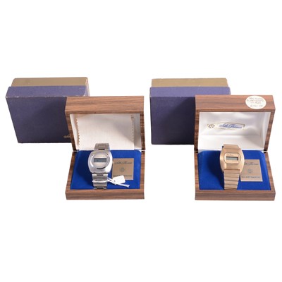 Lot 1215 - Two Seth Thomas Quartzmatic wristwatches