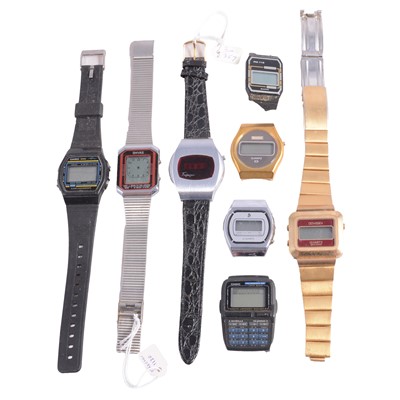 Lot 1237 - A quantity of digital wristwatches