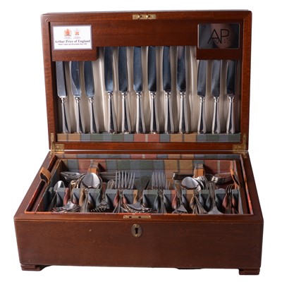 Lot 75 - Arthur Price - a silver-plated part canteen of cutlery.