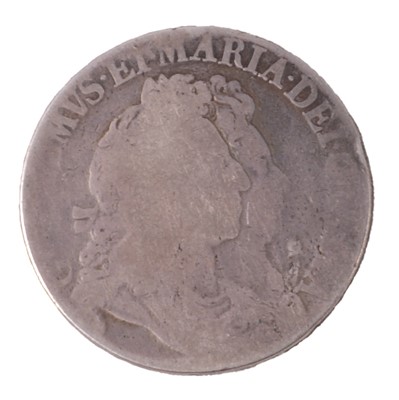 Lot 186 - William & Mary silver crown (1692).