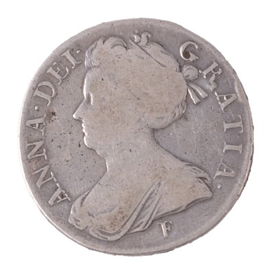 Lot 184 - Anne silver crown (1708).