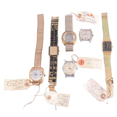 Lot 1231 - A quantity of wristwatches