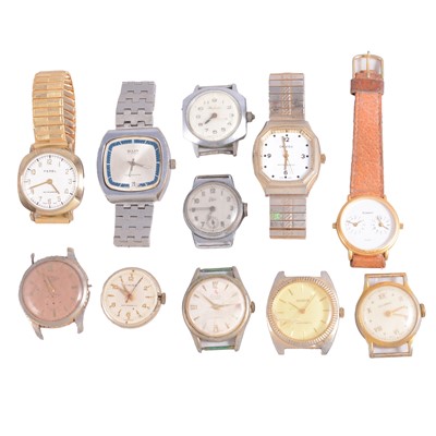 Lot 1235 - A quantity of wristwatches, as found.