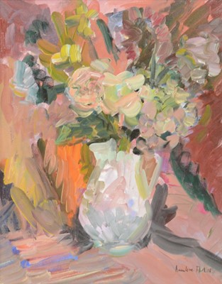 Lot 223 - Annelise Firth, Still life of flowers in a jug