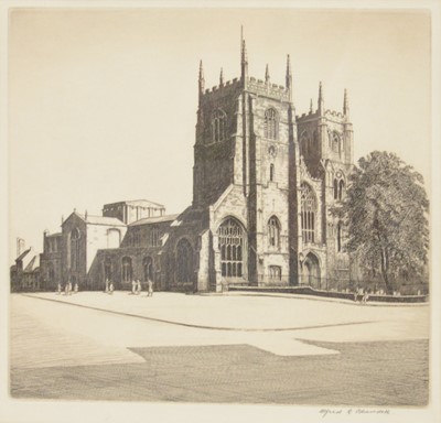 Lot 227 - John Bulloch Souter, etching and Alfred Blundell etching
